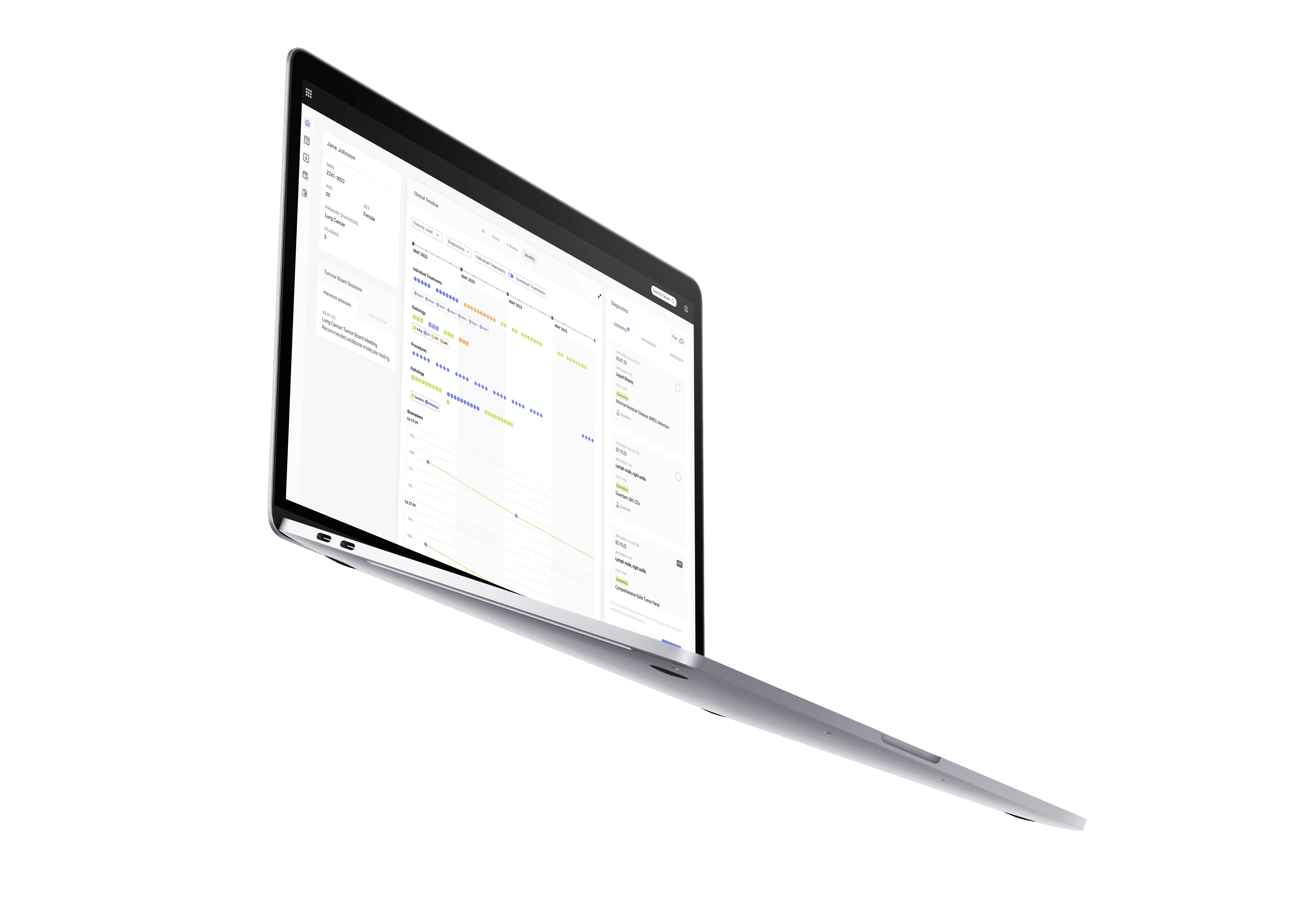 Datma.360 oncology interface